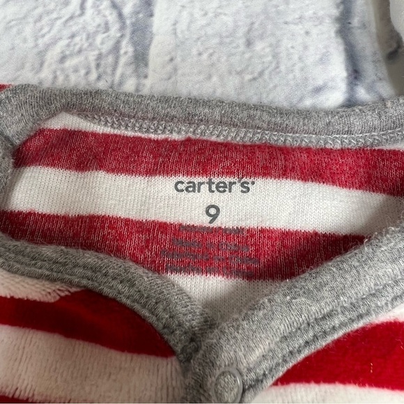 Carters Christmas one piece sleepers 9 months - Picture 8 of 10